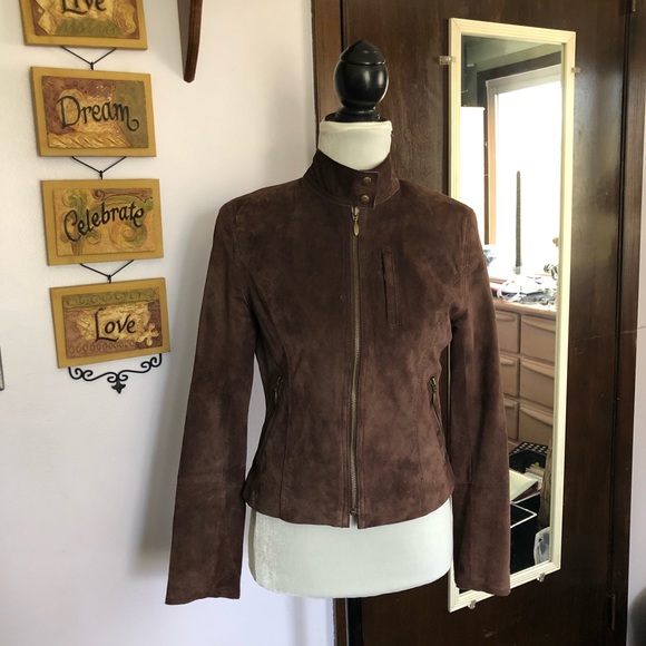 Vintage Brown suede Jacket - Picture 2 of 8